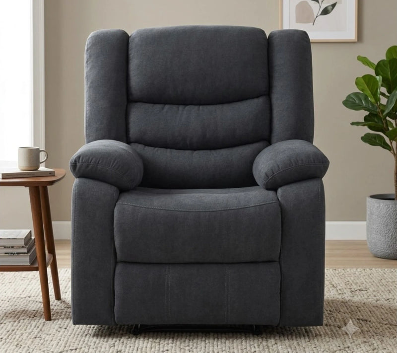 Sillon Reclinable Axel Cosmo Dark Grey
