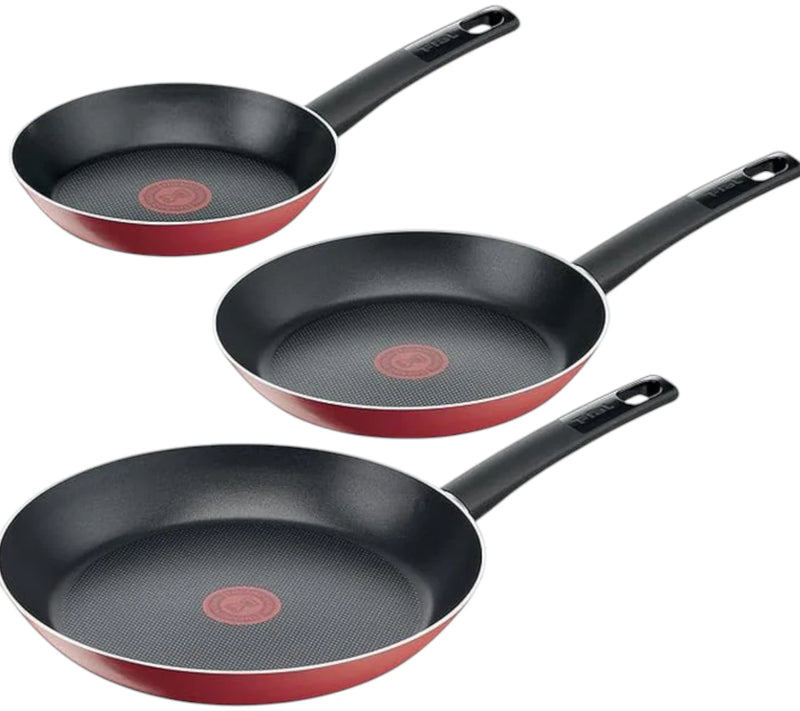 Juego de sartenes T-fal Vital 20/24/26 cm Rojo