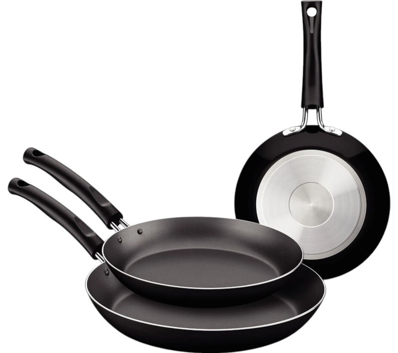 Juego de sartenes Tramontina Chelsea 20/26/30 cm Negro