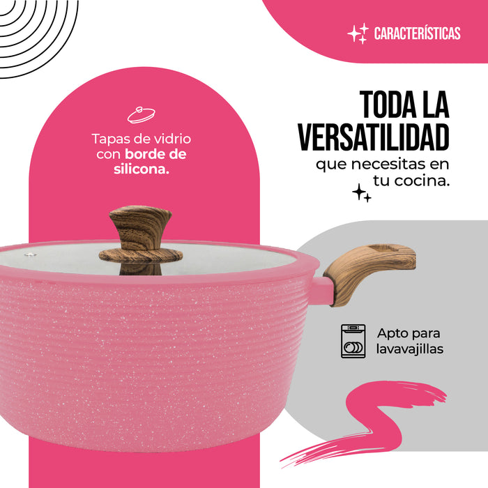 Bateria Queen Sense Marmol Love Cook