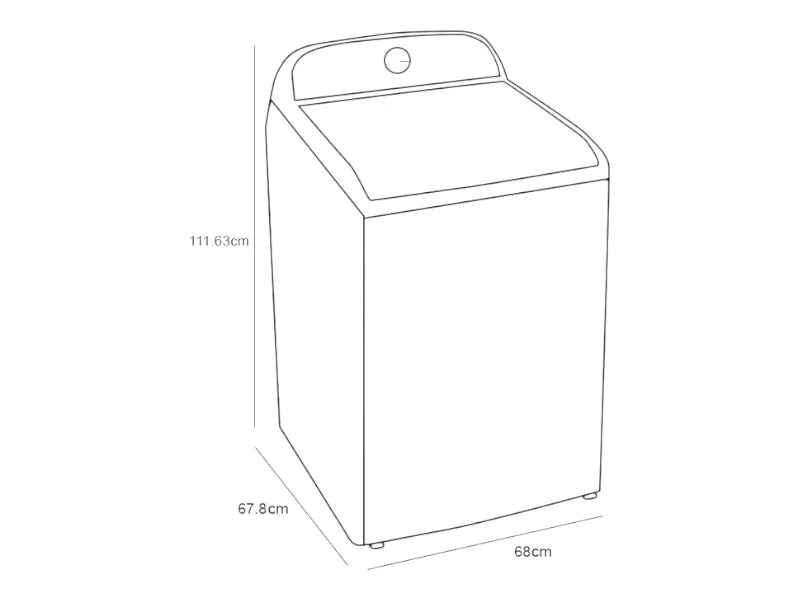 Lavadora Mabe LMA71214VBAB 21Kg