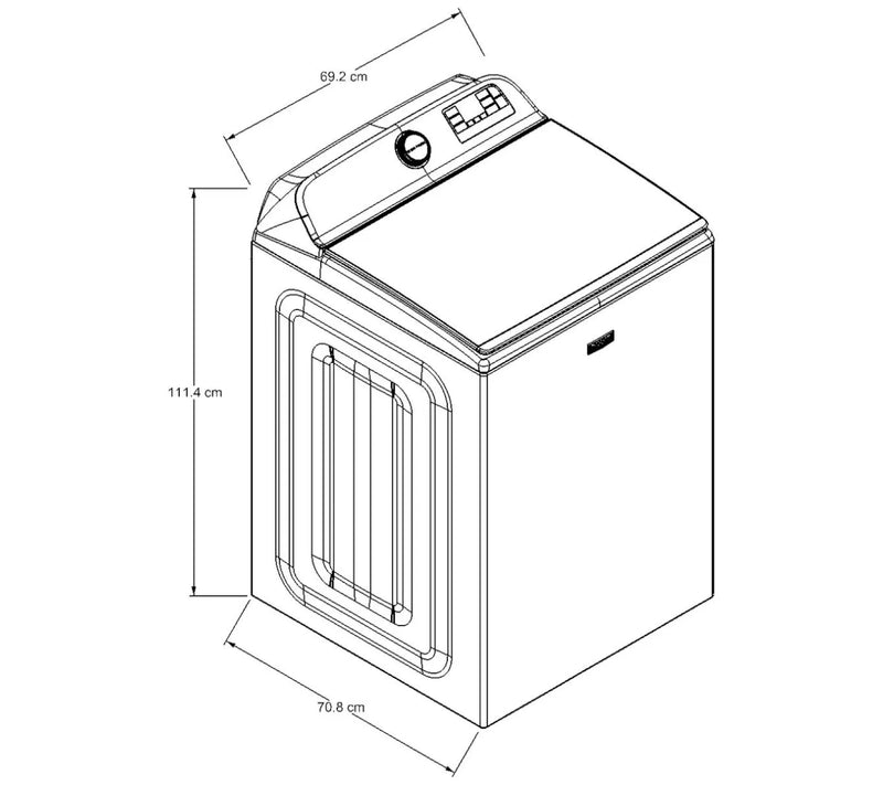 Lavadora Maytag 7MMVW7230LC 29Kg