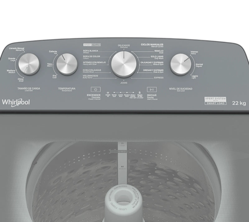 Lavadora Whirlpool MWTW2224WJM 22Kg