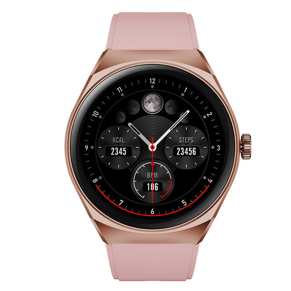Smartwatch reloj inteligente STF Kronos Trek Resistencia al agua IP67 Rosa