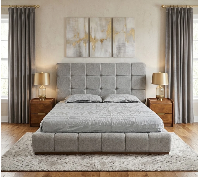 Recamara Gretta Ks 5 Pzas Gris
