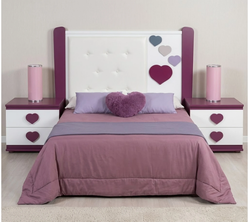 Recamara Love Matrimonial 3 Pzas