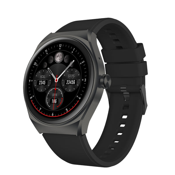 Smartwatch reloj inteligente STF Kronos Trek Resistencia al agua IP67 Negro