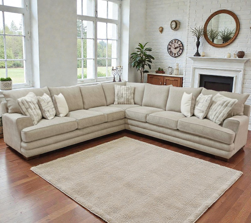 Sala Brown Seccional Beige
