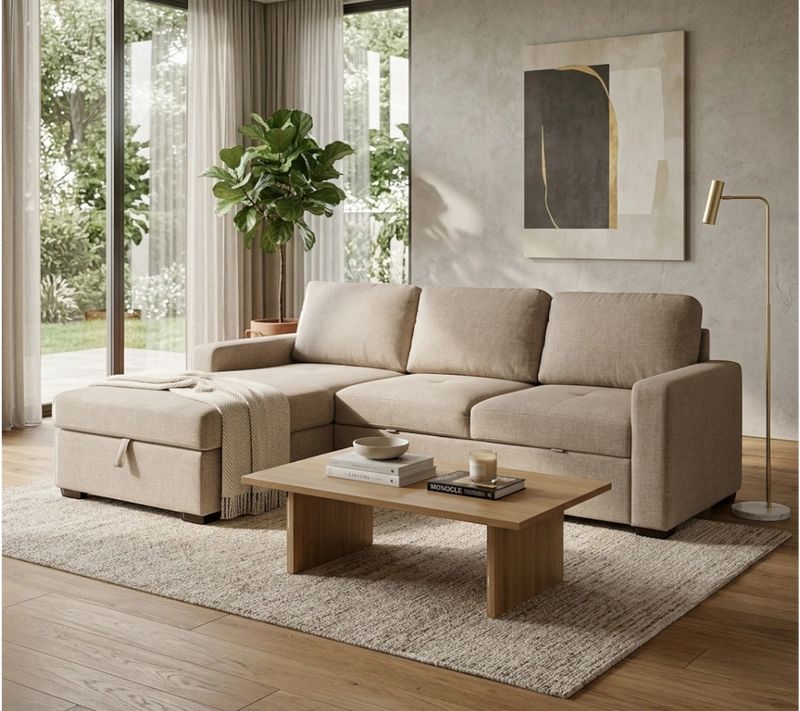 Sala Seccional Roxwell Beige