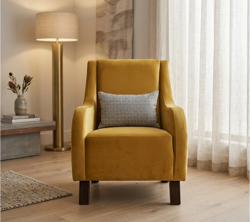 Sillon Ocasional Lucca Amarillo