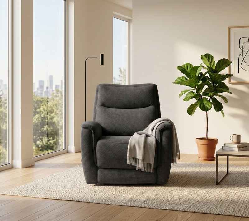 Sillón Reclinable Jerome Gris