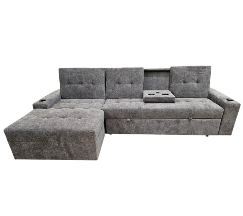 Sofa Cama Terra Gris C/Chaise