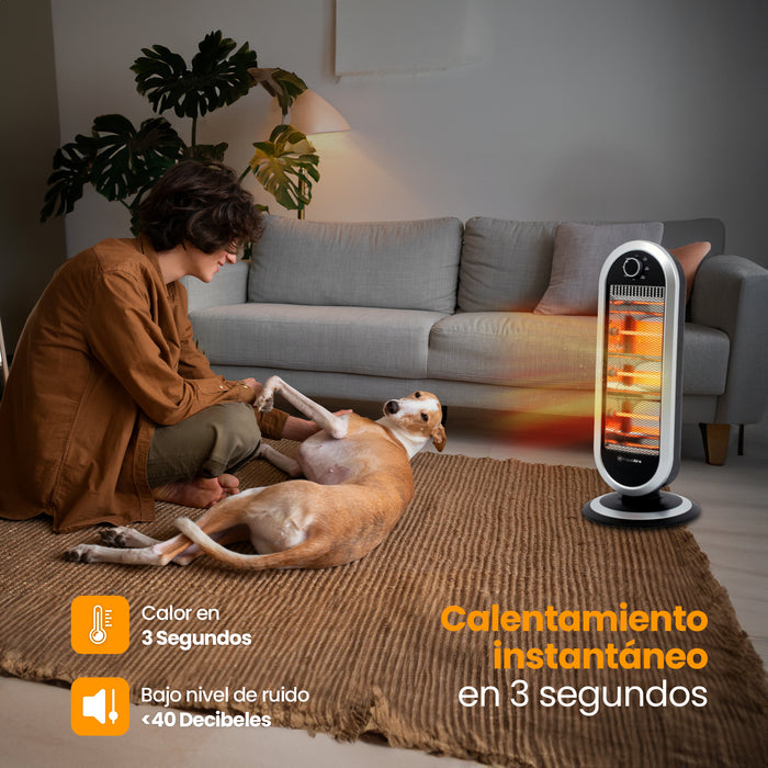 Calefactor Electrico de Cuarzo Travel Aire TAE1200Q