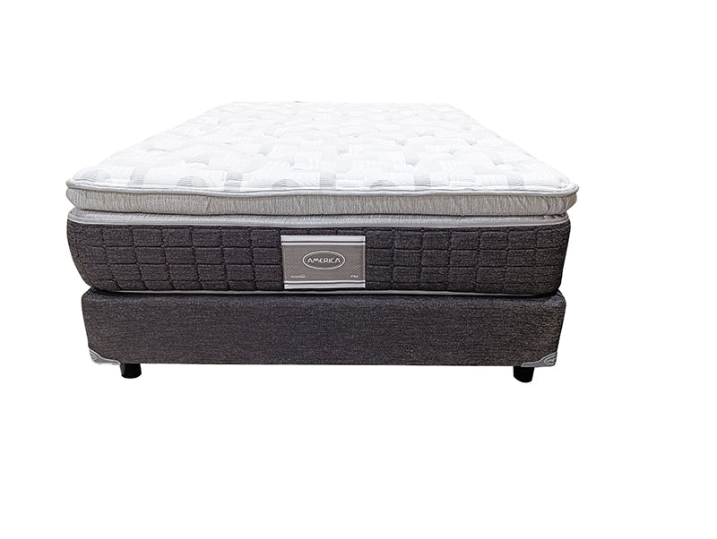 Colchon America City Queen Size con box gratis