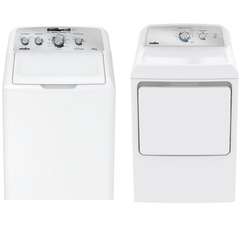 Combo Lavadora y Secadora Mabe 220v 19kg
