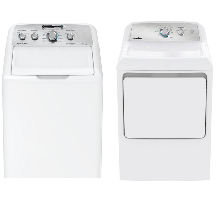 Combo Lavadora y Secadora Mabe 220v 19kg