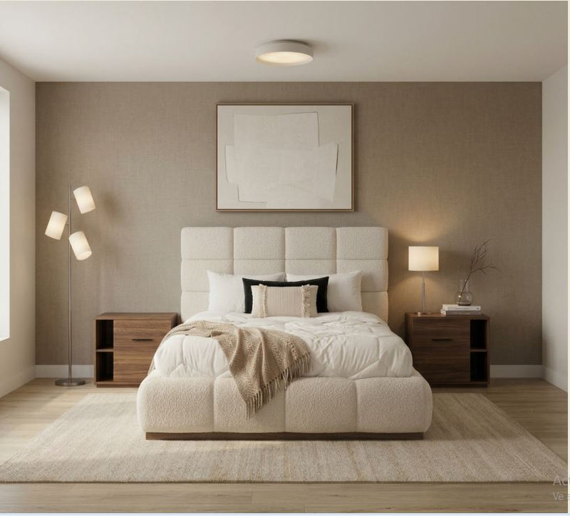 Recamara Grecia C/Base Mat Beige 3 Pzas