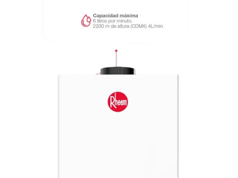 Boiler Rheem Essencial RHE-CHN06N 6Lts Gas Natural