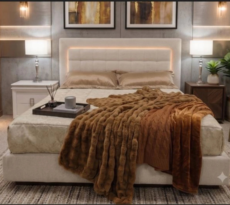 Cama Miami KS Beige