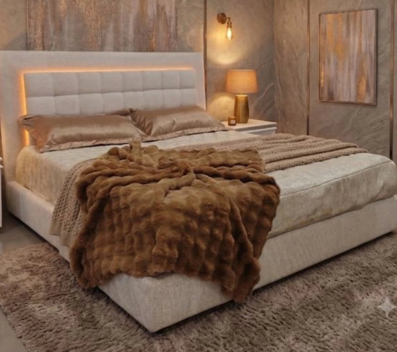 Cama Miami KS Beige