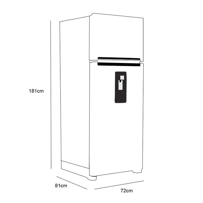 Refrigerador Whirlpool WT1870A 18p³